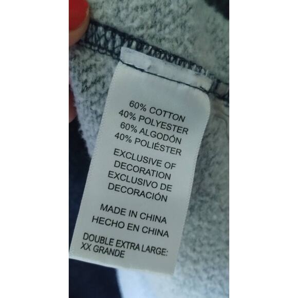 Tommy Bahama Men's Fleece Sweatshirt Blue-Gray Size XXL Cotton Blend - Picture 7 of 7